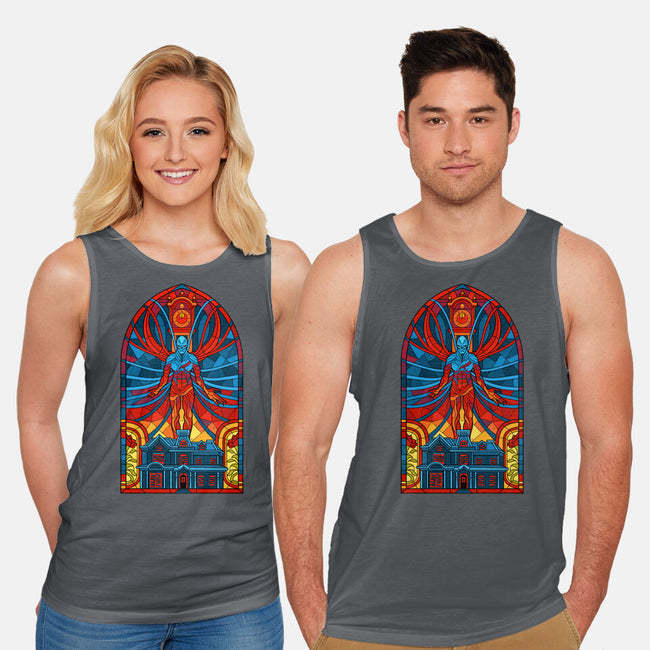 Stained Glass One-unisex basic tank-daobiwan