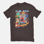 Cat Kaiju Robot-womens basic tee-rondes