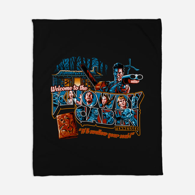 Welcome to the Knowby Cabin-none fleece blanket-goodidearyan