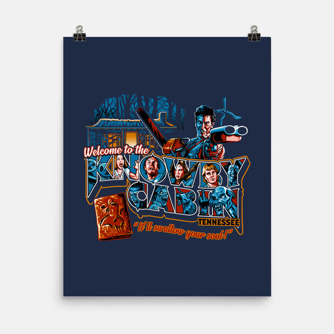 Welcome to the Knowby Cabin-none matte poster-goodidearyan