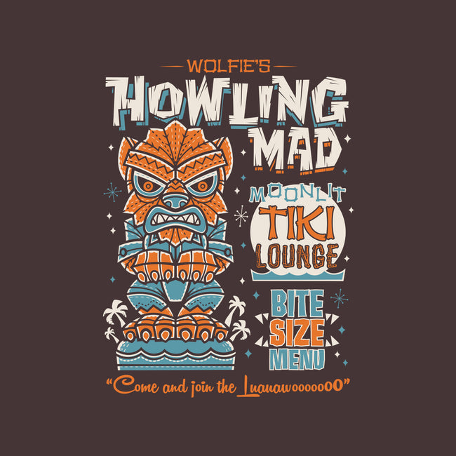 Wolfie's Howling Mad Tiki Lounge-none stretched canvas-Nemons