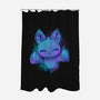 Galactic Cuteness-none polyester shower curtain-ricolaa