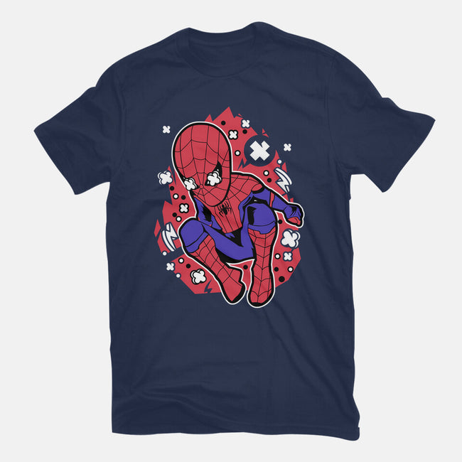 Spidey Cartoon-youth basic tee-ElMattew