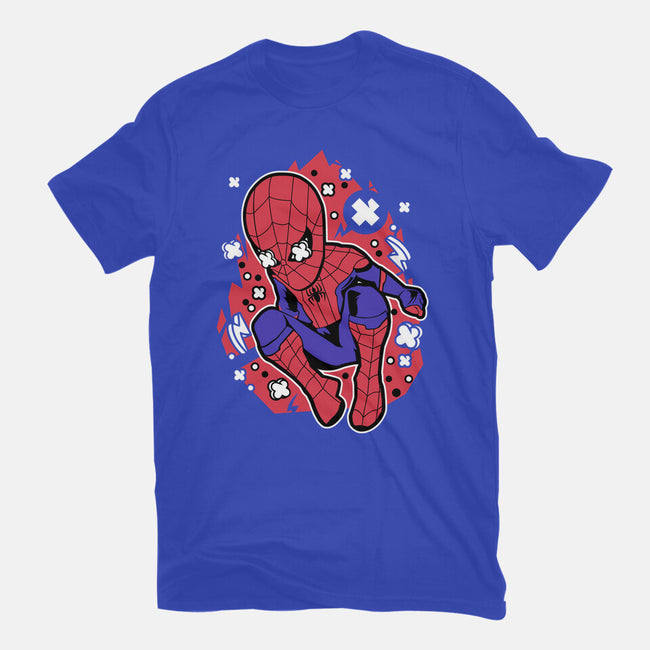 Spidey Cartoon-mens premium tee-ElMattew