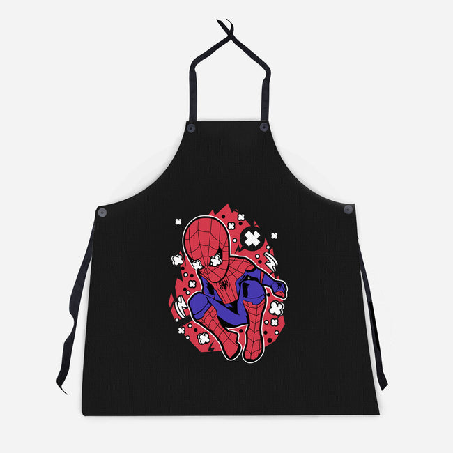 Spidey Cartoon-unisex kitchen apron-ElMattew