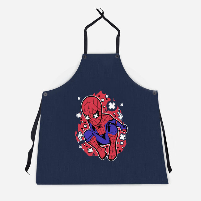 Spidey Cartoon-unisex kitchen apron-ElMattew