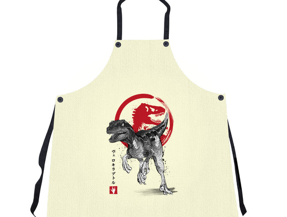 Velociraptor Sumi-E
