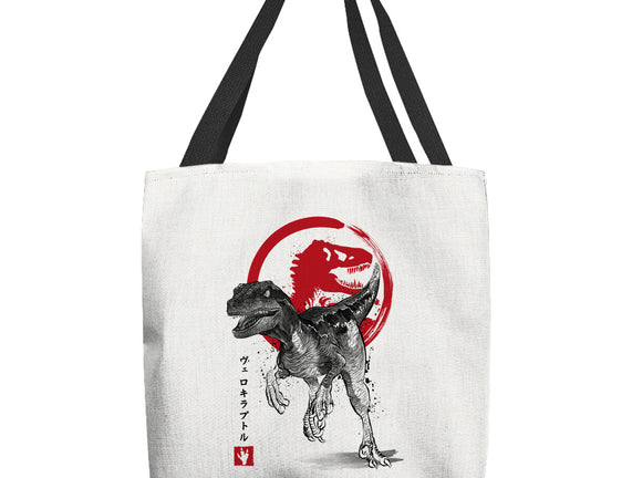 Velociraptor Sumi-E