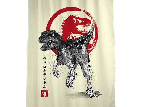 Velociraptor Sumi-E