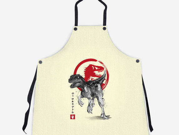 Velociraptor Sumi-E