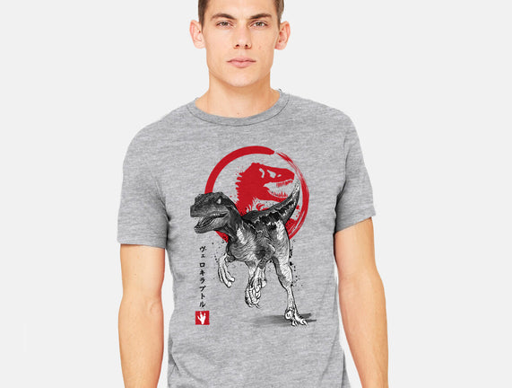 Velociraptor Sumi-E
