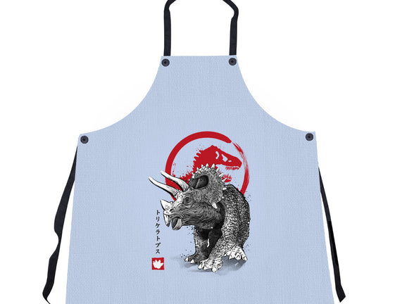 Triceratops Sumi-E