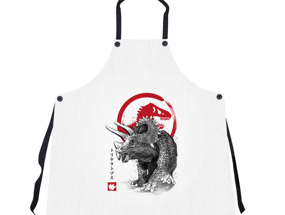 Triceratops Sumi-E