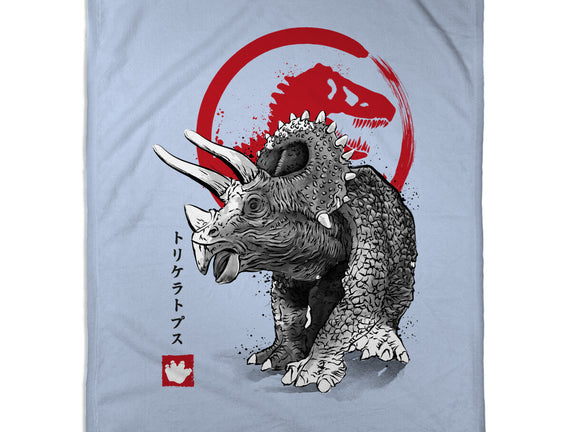 Triceratops Sumi-E