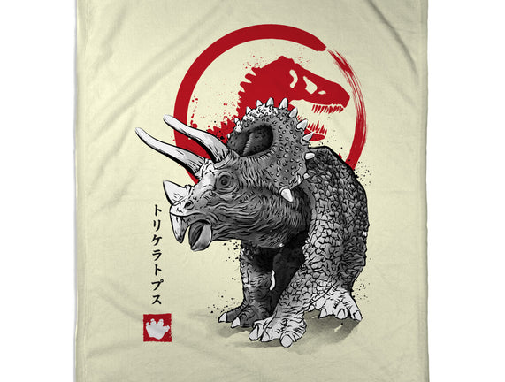Triceratops Sumi-E