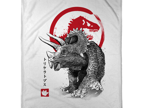 Triceratops Sumi-E