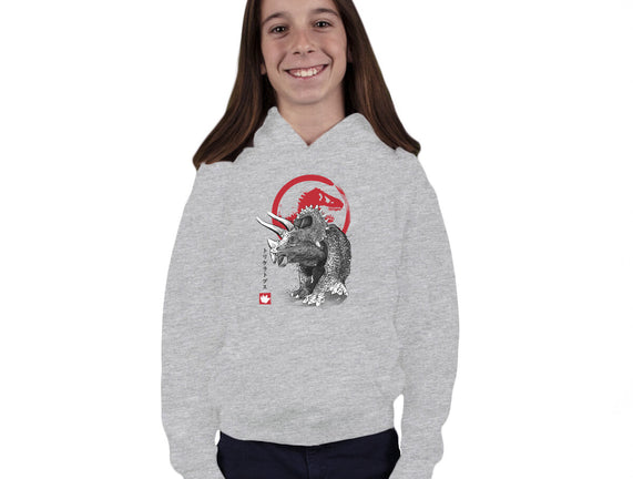 Triceratops Sumi-E