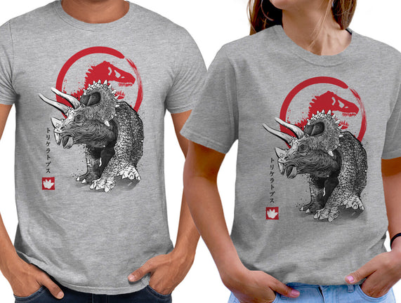 Triceratops Sumi-E