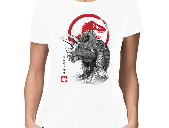 Triceratops Sumi-E
