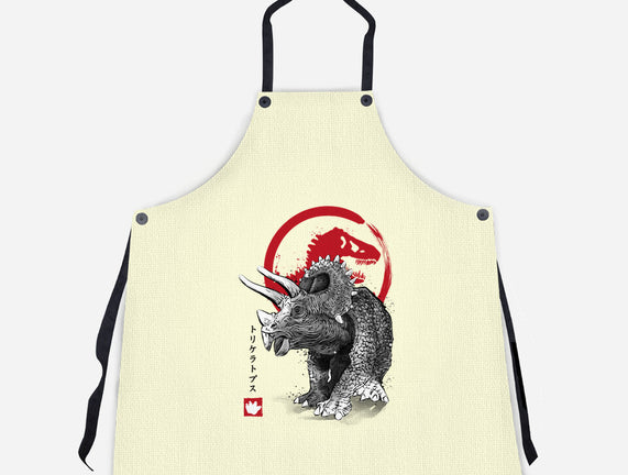Triceratops Sumi-E