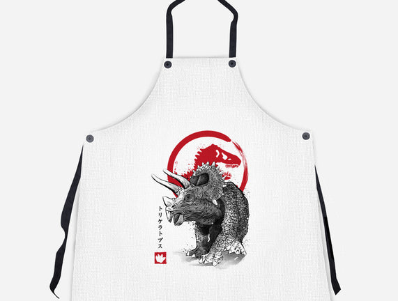 Triceratops Sumi-E