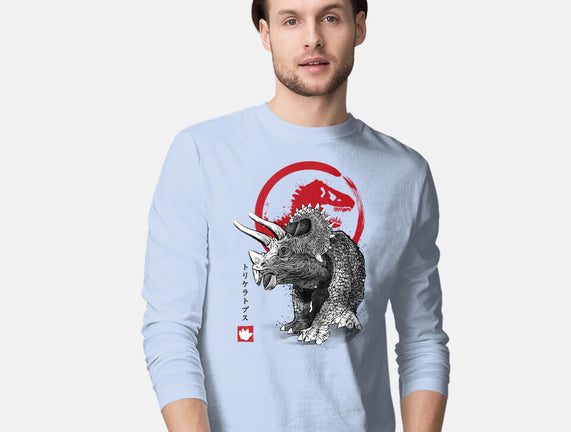 Triceratops Sumi-E