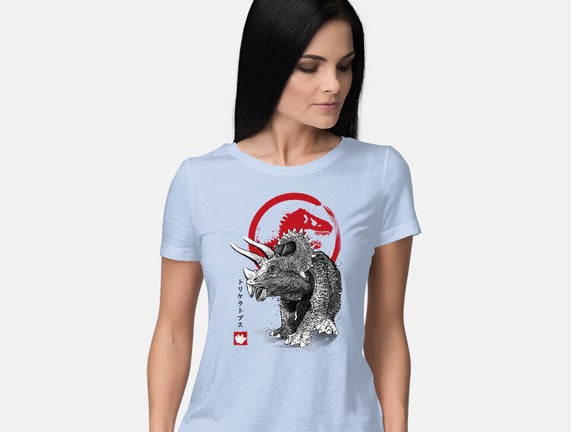 Triceratops Sumi-E