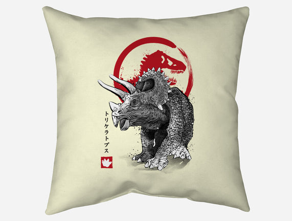 Triceratops Sumi-E