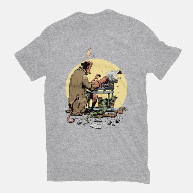 Hellboy's Report-mens premium tee-MoisEscudero