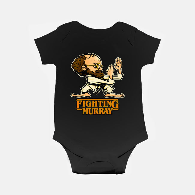 Fighting Murray-baby basic onesie-Poopsmoothie