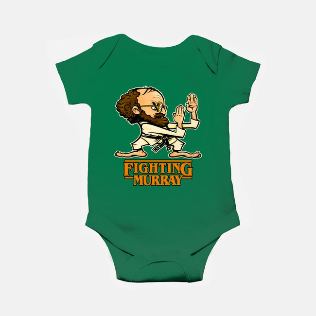 Fighting Murray-baby basic onesie-Poopsmoothie