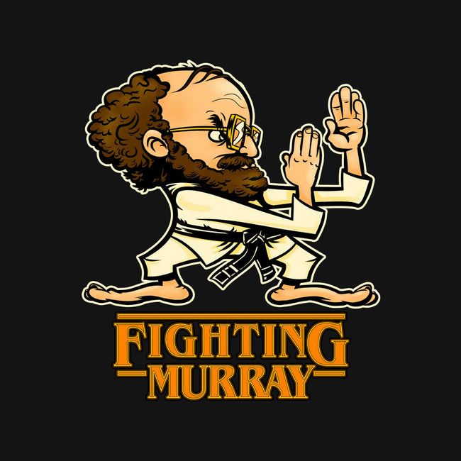 Fighting Murray-none stretched canvas-Poopsmoothie
