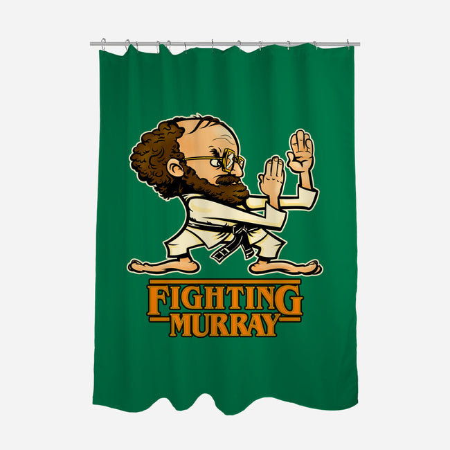Fighting Murray-none polyester shower curtain-Poopsmoothie