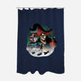 Pirate Villain-none polyester shower curtain-trheewood
