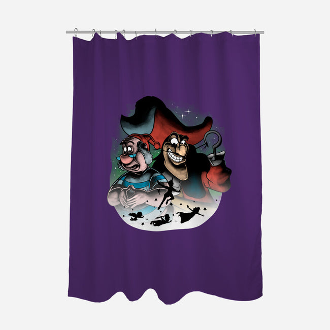 Pirate Villain-none polyester shower curtain-trheewood