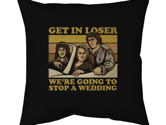 We're Going To Stop A Wedding