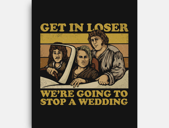 We're Going To Stop A Wedding