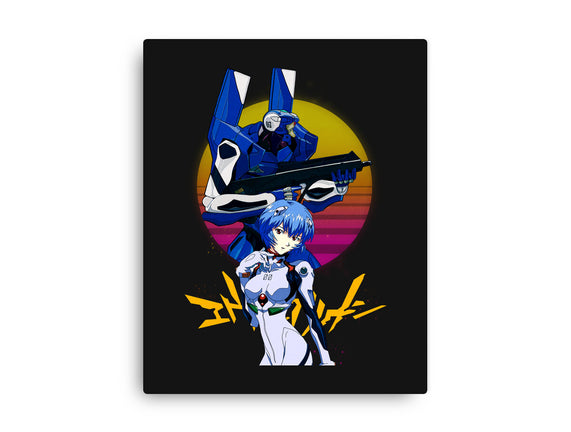 Retro Eva 00 And Rei