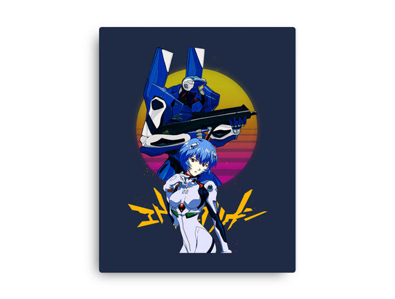Retro Eva 00 And Rei