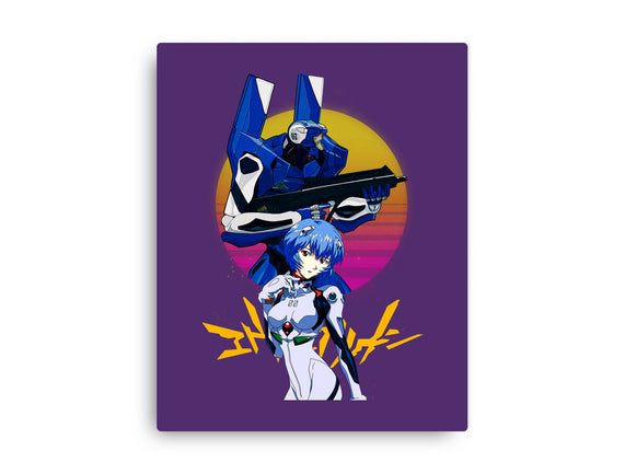 Retro Eva 00 And Rei