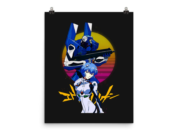 Retro Eva 00 And Rei