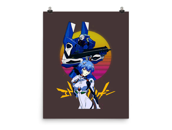 Retro Eva 00 And Rei