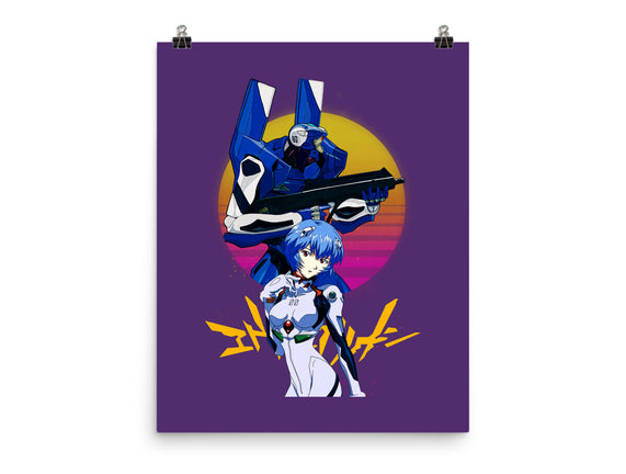 Retro Eva 00 And Rei