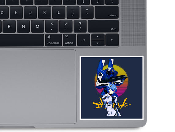 Retro Eva 00 And Rei