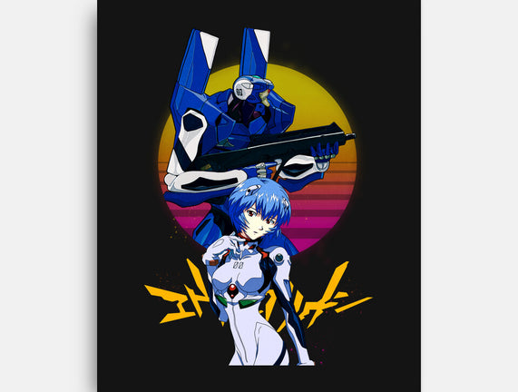 Retro Eva 00 And Rei