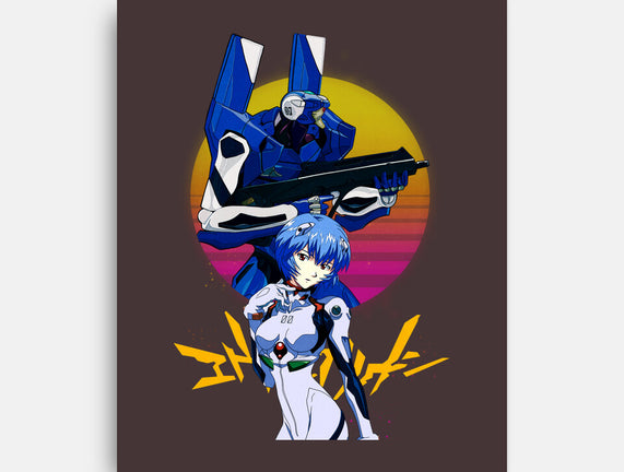 Retro Eva 00 And Rei