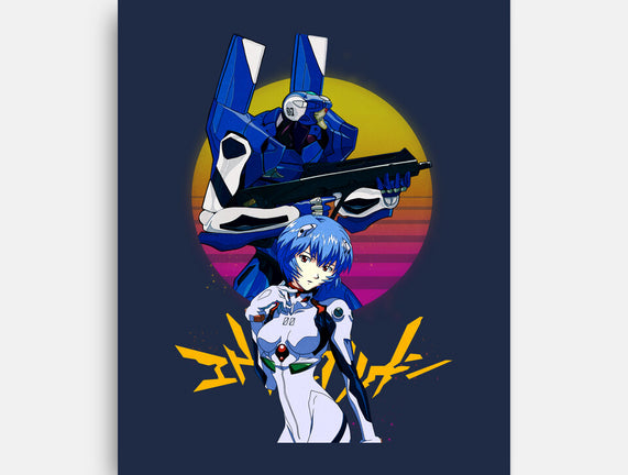 Retro Eva 00 And Rei