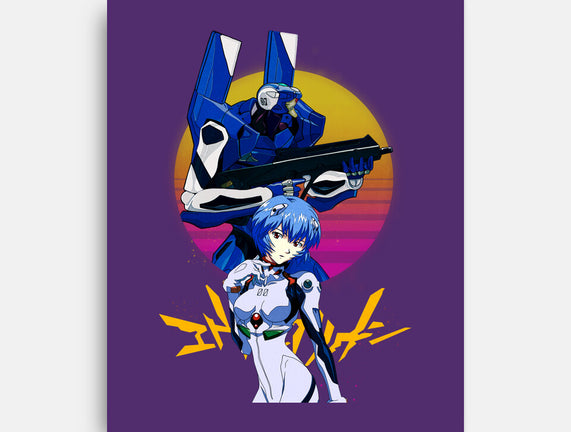Retro Eva 00 And Rei