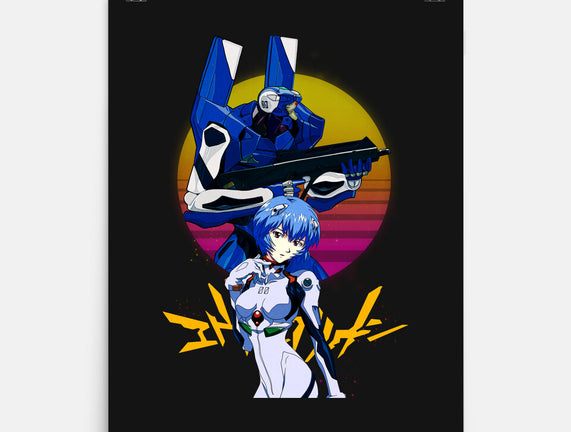 Retro Eva 00 And Rei