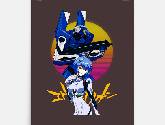 Retro Eva 00 And Rei